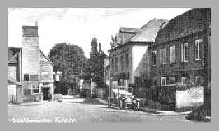 A4 Bath Road, Woolhampton - before road widening in 1931